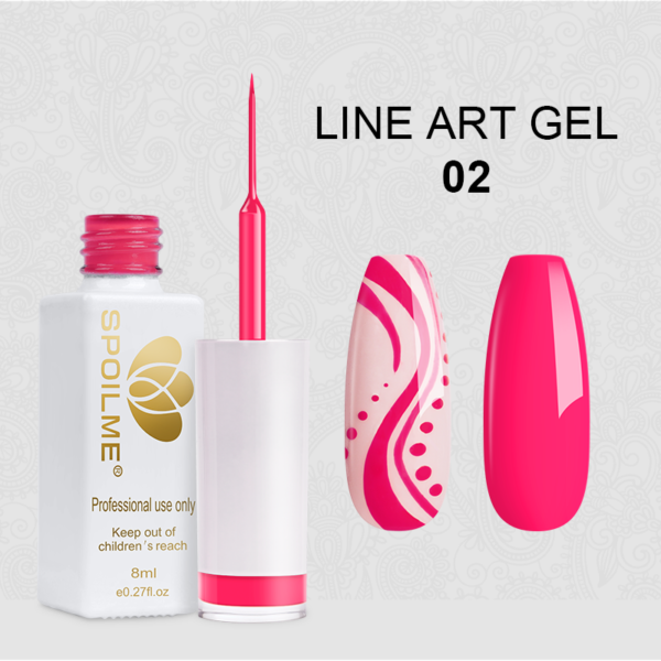 SPOILME Line Art Gel Polish 8ml- 02