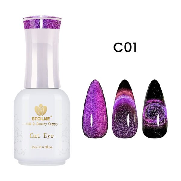 SPOILME Crystal Cat Eye Gel Nail Polish 15ml C01